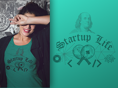 Startup Life design life startup t shirt