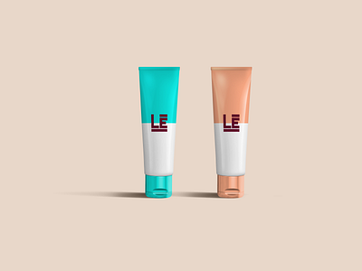 LĒ Cosmetic Tube Mockup