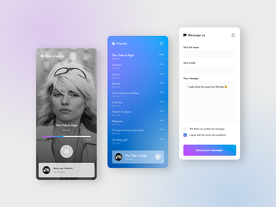 Radio app design 📲 by Isis Dankers on Dribbble