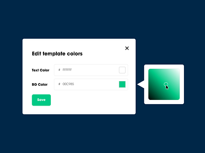 Edit colors branding design flat ui ux