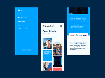 Jesse's Redesign app design typography ui ux vector