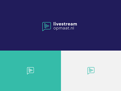 Livestream op maat logo design branding design illustration logo typography vector