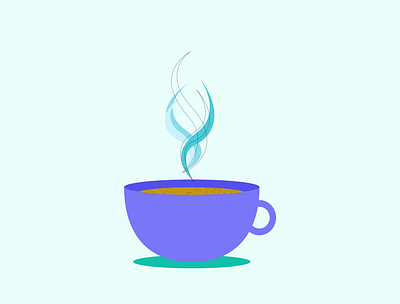 Coffee Cup design digital illustration graphic design illustration minimal ui vector vector art