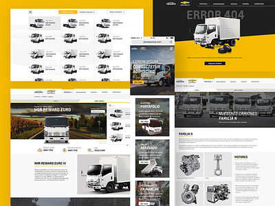 Web Site Chevrolet responsive ui ux website