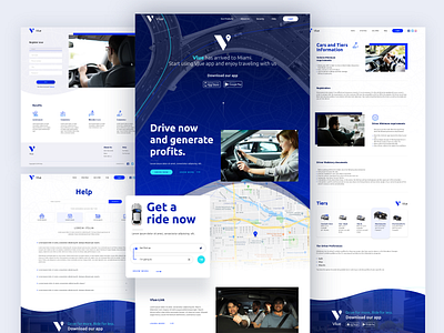 Vlue Web Site design ui ux website