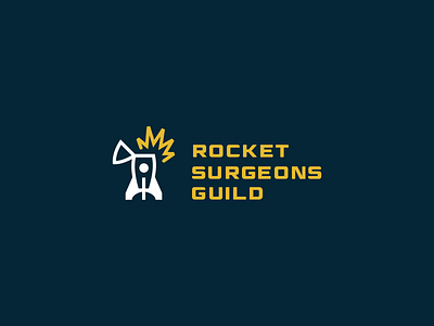 Rocket Surgeons Guild Logo brand system branding logo