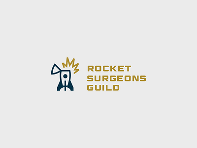 Rocket Surgeons Guild Logo brand system branding logo