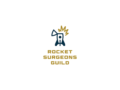 Rocket Surgeons Guild Logo brand system branding logo