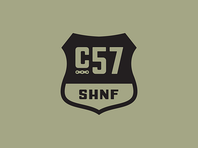C57 Badge adventure brand system branding cycling hiking logo mountain bike mountain biking outdoor parkly trees