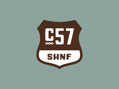 C57 Badge adventure brand system branding cycling hiking logo mountain bike mountain biking outdoor trees