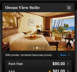 Hotel Room Reservation - Mobile booking iphone mobile reservation