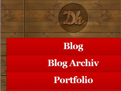 Mobile Website Navi brown navigation red texture wood