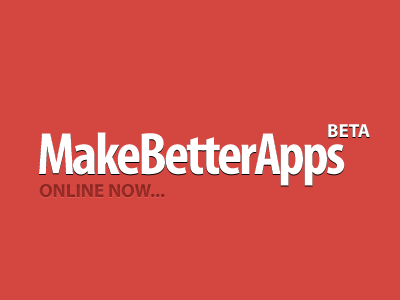 Make Better Apps - online now red