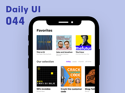Daily UI 044 - Favorites