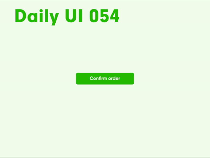 Daily UI 054 - Confirmation confirmation daily 100 challenge daily ui dailyui ui uiux ux