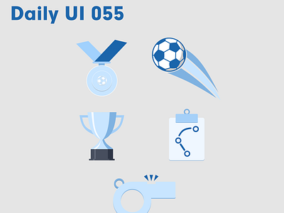 Daily UI 055 - Icons daily 100 challenge daily ui dailyui football icons iconset ui uidesign uiux ux