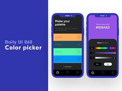 Daily UI 060 - Color picker colorpicker daily 100 challenge daily ui dailyui ui uidesign uiux ux