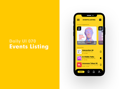 Daily UI 070 - Events listing