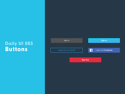Daily UI 083 - Buttons
