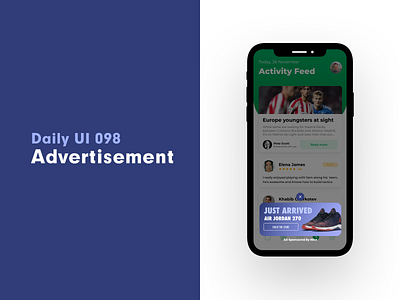 Daily UI 098 - Advertisement advertisement daily 100 challenge daily ui dailyui ui uidesign uiux ux