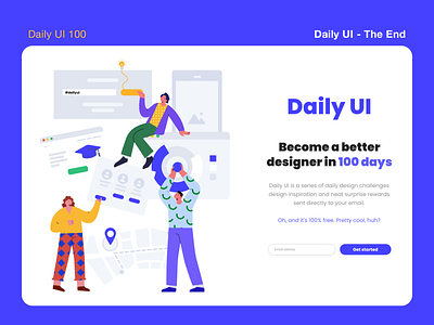 Daily UI 100 - The end