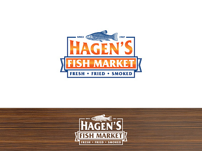 Hagens Fish Market logo logo