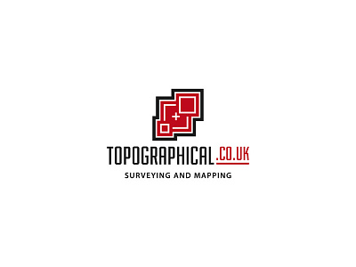 Topographical logo design logo