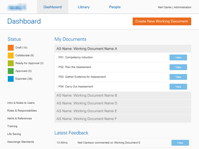 Dashboard layout - WIP app clean dashboard design flat web