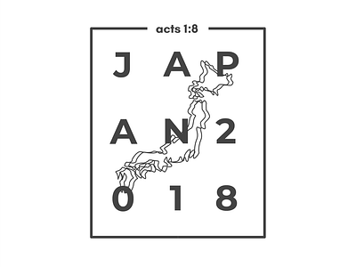 japan 2018 - mission trip shirt design