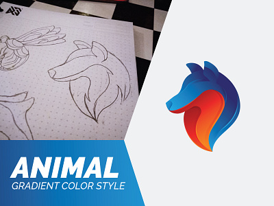 Sketch Animal Illustration Logo