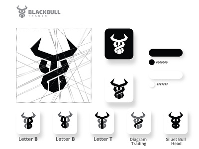 BlackBull Trader - Branding & Logo Design awesome black branding bull business design finance financial illustration indentity logo minimalist minimalist logo monogram monogram logo symbol trader trading vector