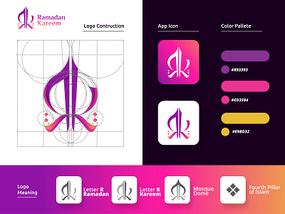 Ramadan Kareem Logo (R+K) - Branding & Logo Design