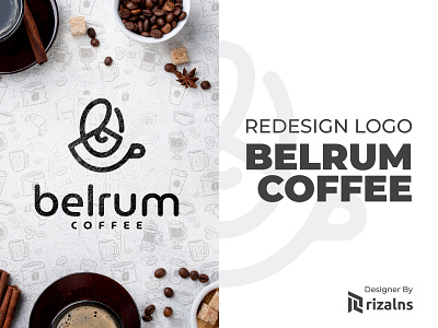 Belrum Coffe Shop Logo Redesign