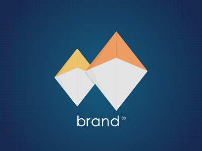 Just another brand (yellow/orange) app brand design icon illustration logo vector