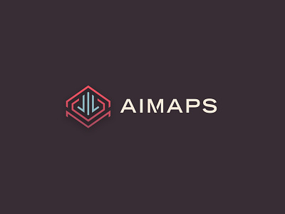 AIMaps Logo line logo stroke