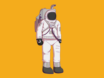 Astronaut in the orange mind astronaut illustration illustrator