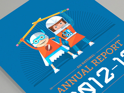 826 National Annual Report 2012-2013 annual report cover design education illustration non profit typography vector