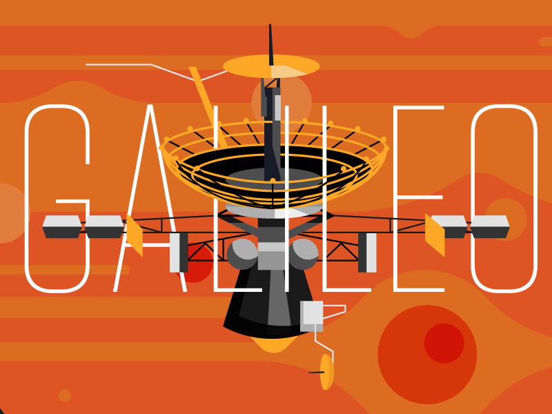 Galileo Spacecraft By Jay Doronio For Beutler Ink On Dribbble