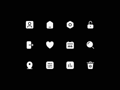 User Interface Icons app design flat flat design graphic design icon icon design icons illustration logo ui ui design uiux web web design website