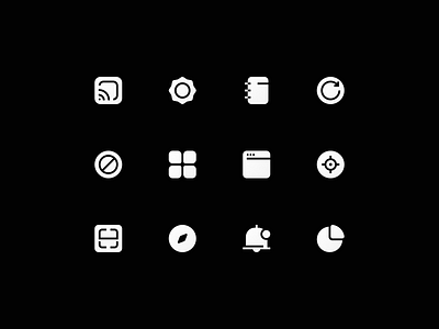 User Interface Icons app design flat flat design graphic design icon icon design icons illustration logo ui ui design uiux web design website