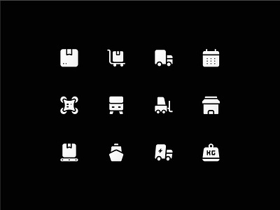 Logistic Delivery Icons