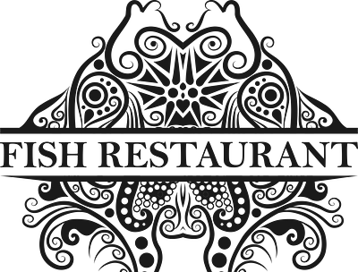 fish restaurant animal design fish graphic design icon icons identity illustration logo typography vector