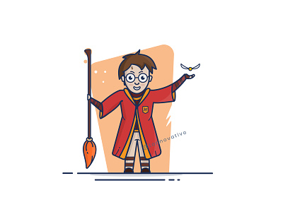 Harry Potter boy character fanart graphic harry harry potter harrypotter illustration illustrator sticker vector vectorart