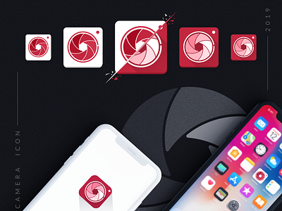 Daily UI Challenge #005 - App Icon app app icon camera icon dailyui dailyuichallenge icon design icon redesign ios icon logo ui 2019