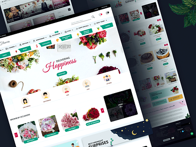 Flowers Landing Page creative dailyinspiration dailyui design dribbblers flower graphic design interaction landing page landingpage ui mockup ui uidesign uiinspiration ux web application