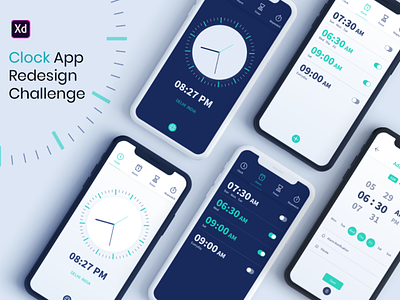 Clock App Redesign Challenge alarm alarm ui android clock app ui clock clock challenge clock ui clocks dailyui delhi uplabs challenge worldclock