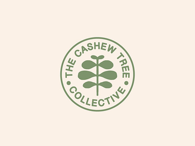 Cashew Tree Logo branding cafe cafe logo handlettering health illustration logo retro surf tree typographic logo typography