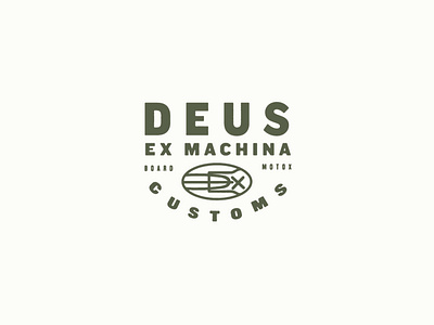 deus logo branding cafe logo handlettering illustration logo retro surf surfwear typographic logo typography