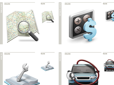 Auto site icons