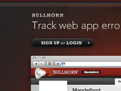 Bullhorn homepage red